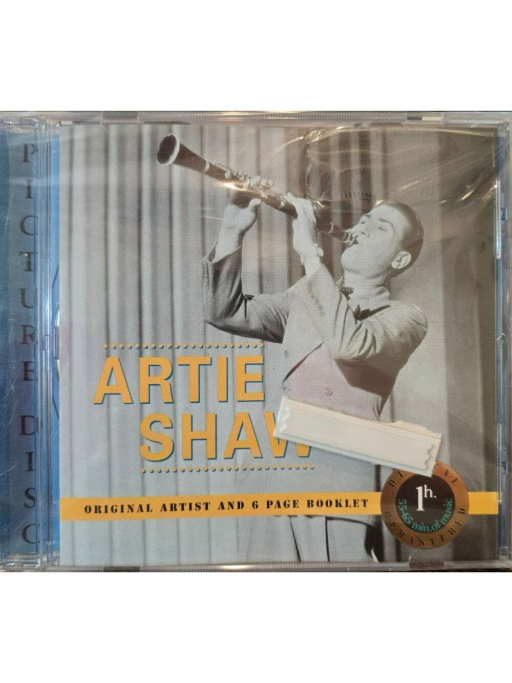 Artie Shaw Picture CD With Original Artist Music & 6-Page Booklet  37927cd